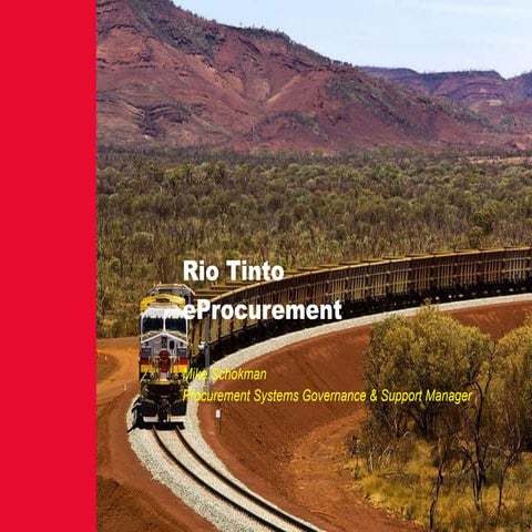 Rio Tinto: Global Spend Management Collaboration | PPT
