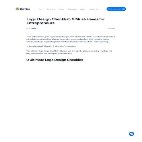 Logo Design Checklist: 9 Must-Haves for Entrepreneurs