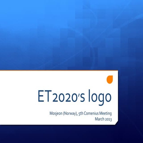 Logo decision (ET2020)