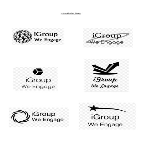 Contact sheet of logo's in black and white | DOCX