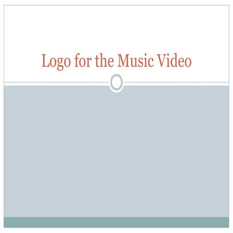 Logo for the music video
