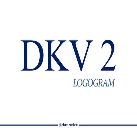DKV 2_Mengenal Logogram dalam merancang logo | PDF