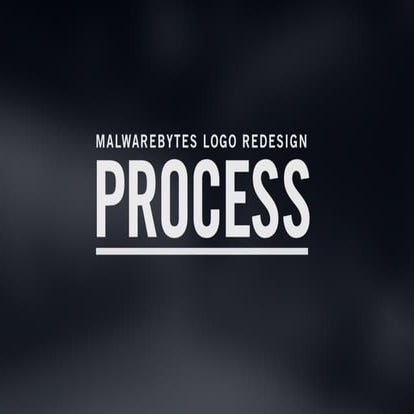 Malwarebytes Logo Redesign Process