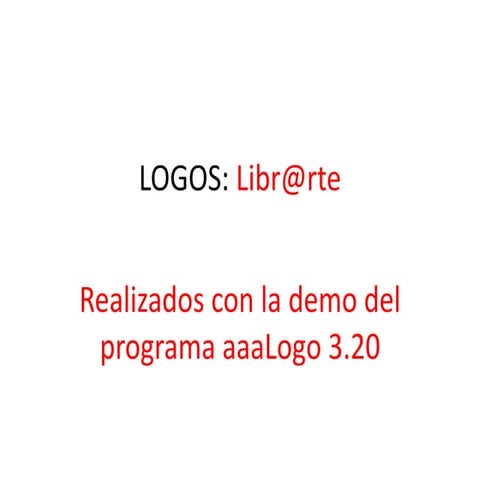 Logos "Libr@rte"