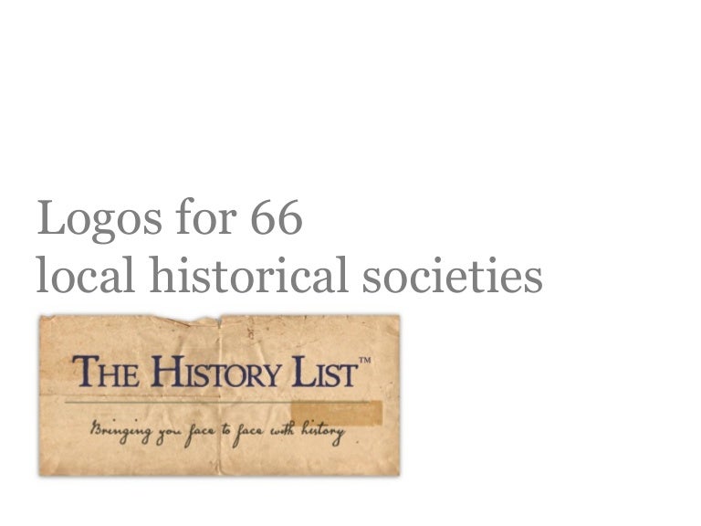Logos for 66 local historical societies