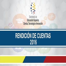 Rendición de Cuentas 2016