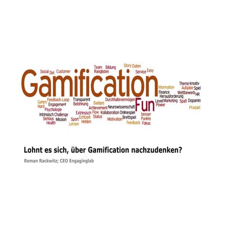 Lohnt sich Gamification?