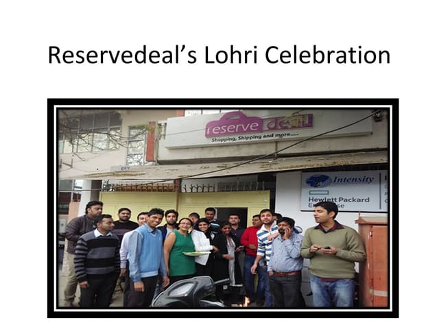 Reservedeal's Lohri Celebration