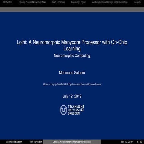 Loihi many core_neuromorphic_chip
