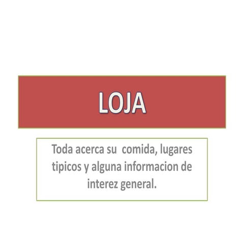 Loja