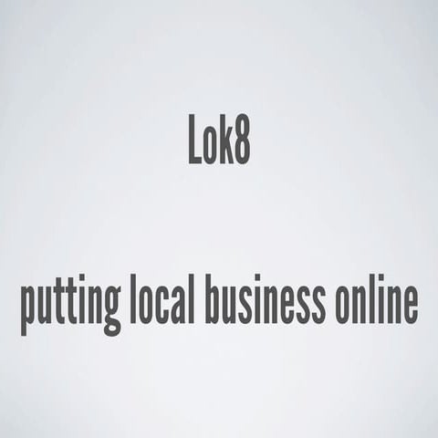 Lok8 Presentation
