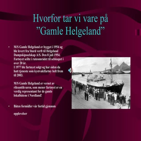 Lokalbåter som forsvant