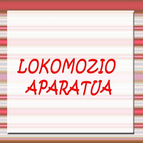 Lokomozio aparatua