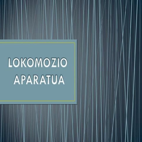 Lokomozio aparatua