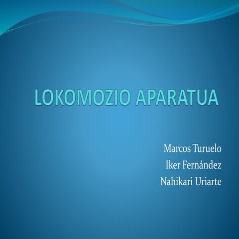 Lokomozio aparatua nahikari,marcos eta iker