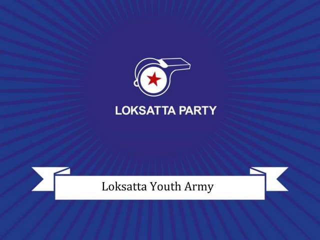 Loksatta Youth Army Launch