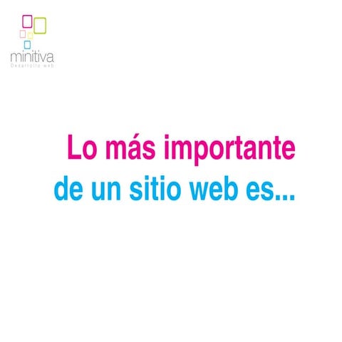 Lo mas importante de mi sitios web