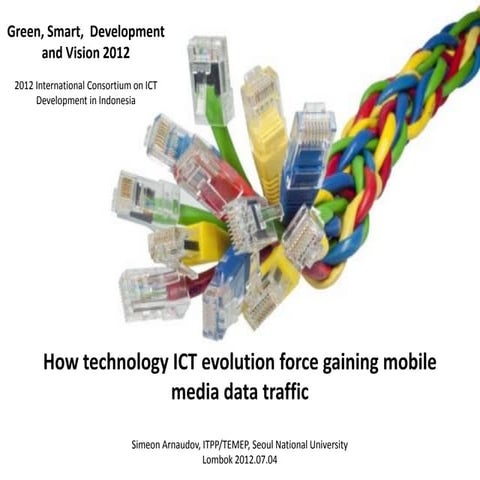 How technology ICT evolution force gaining mobile media data traffic 
