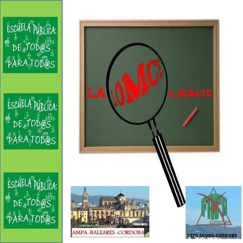 CHARLA SOBRE LA L.O.M.C.E