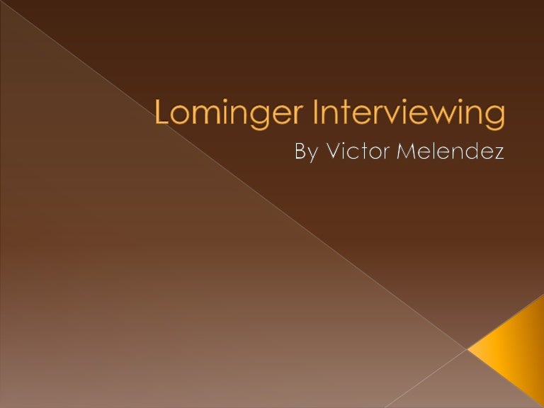 Lominger Interviewing