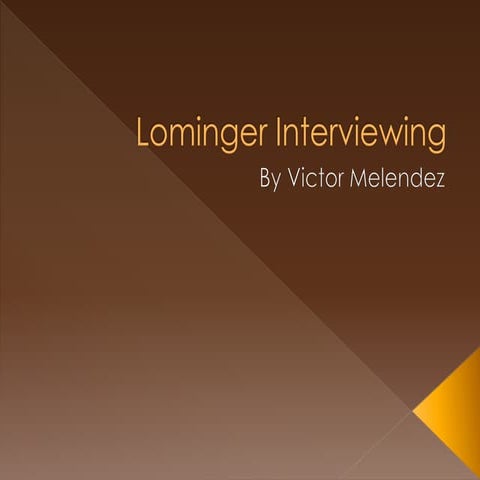 Lominger Interviewing