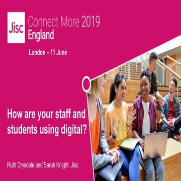 How are your staff and students using digital?