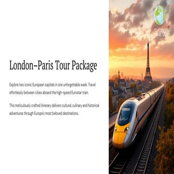 London & Paris Tour Package: Eurostar, Hotels & Sightseeing