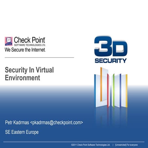 Check Point: Security in virtual environment