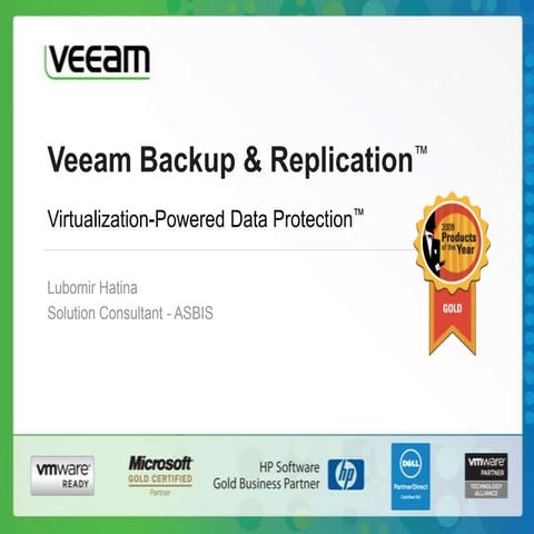 Veeam: Ochrana a zálohovanie virtuálneho prostredia VMware vSphere - Veeam Ba...