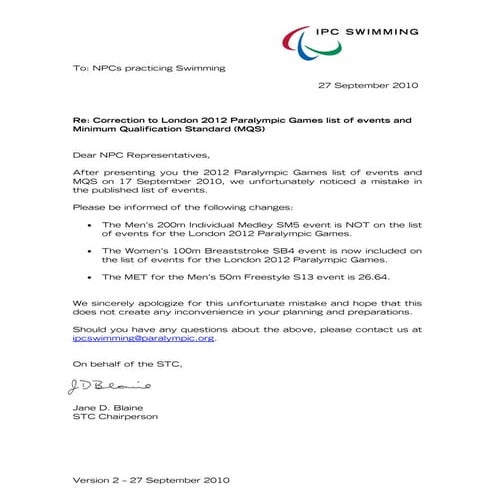 Marcas Minimas Londres 2012