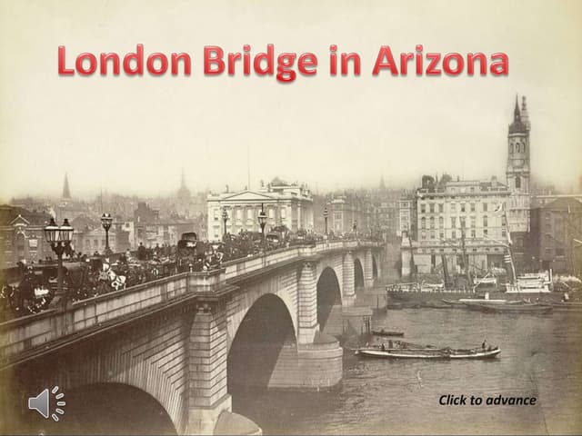 London Bridge in Arizona