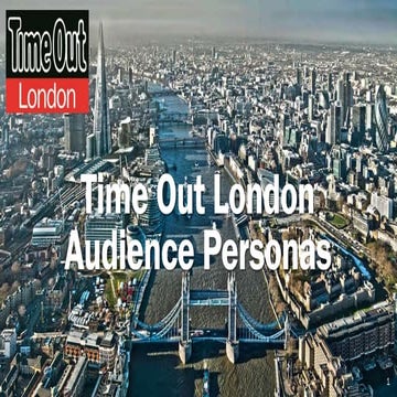 Time Out London - Audience Personas