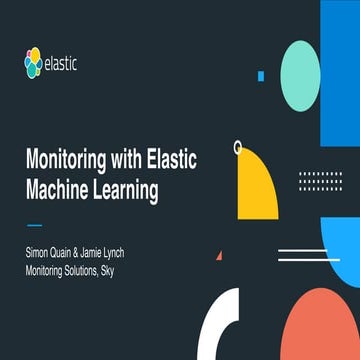 Monitoring with Elastic Machine Learning at Sky