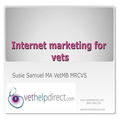 London vet show - Internet Marketing for Vets