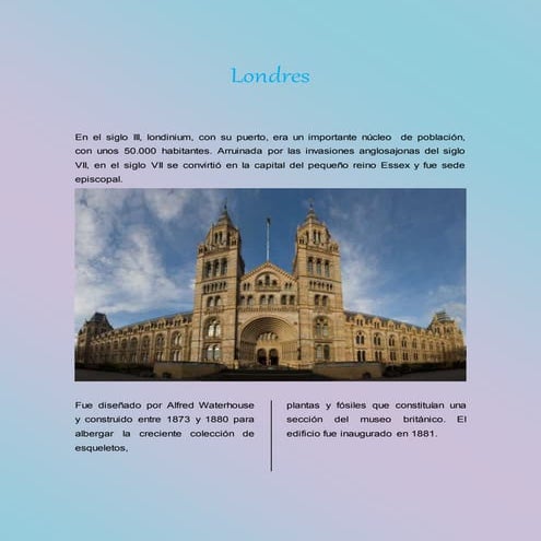 Londres - trabajo de Sofía Martinez - 7B