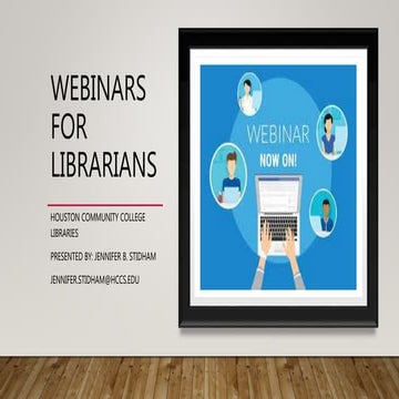 Lone Star In-Service 2018 - Webinars for Librarians