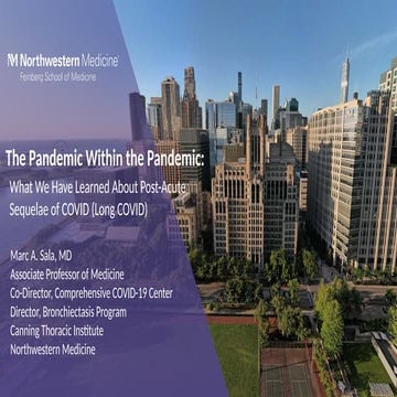 Current Vaccine Recommendations for Scleroderma Patients and Updates on Long Covid. - Marc Sala, MD