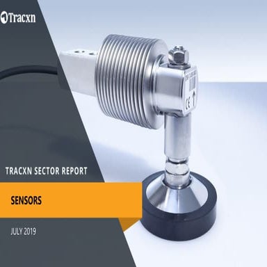 Tracxn - Sensors Startup Landscape | PDF