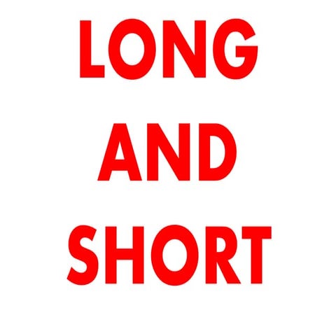 Long and short preschool