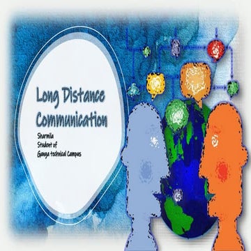 Long Distance Communication PPT.pptx