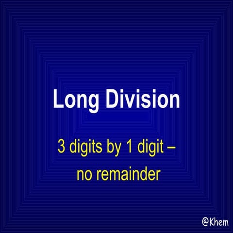 Long division