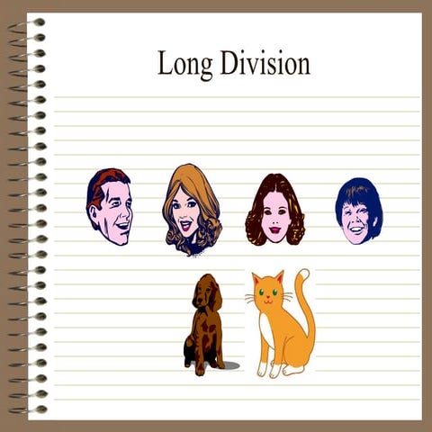 Long division 2 digit no remainder