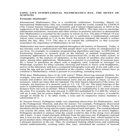 LONG LIVE INTERNATIONAL MATHEMATICS DAY, THE QUEEN OF SCIENCES.pdf