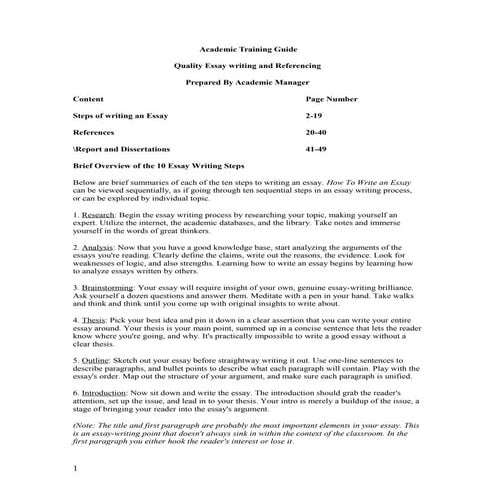 Longman research training guide