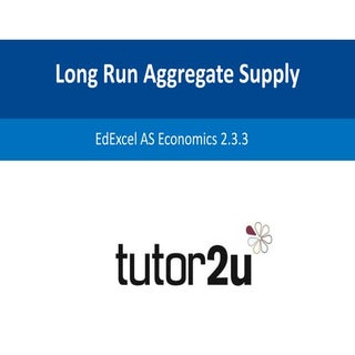 Long run aggregate_supply