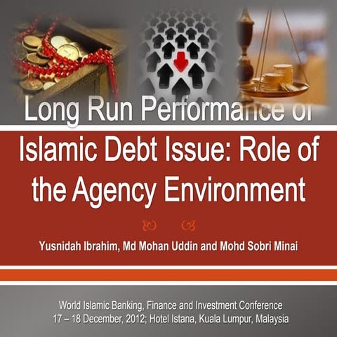 Long run performance of islamic debt issue