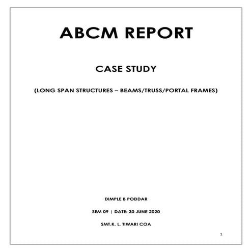 Long span structures case study (LINK IN DESCRIPTION FOR DOWNLOAD)
