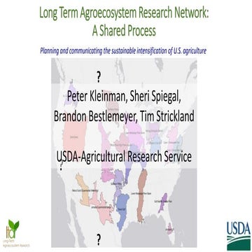 Long term agroecosystem research network