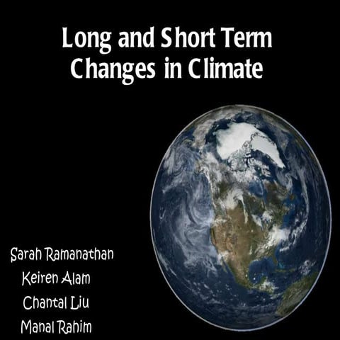 Long term & short term effects of climate 2