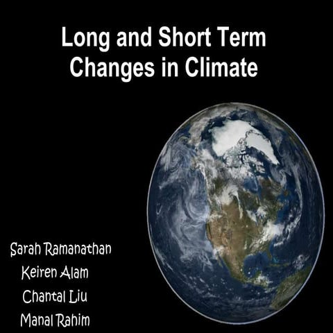 Long term & short term effects of climate 2